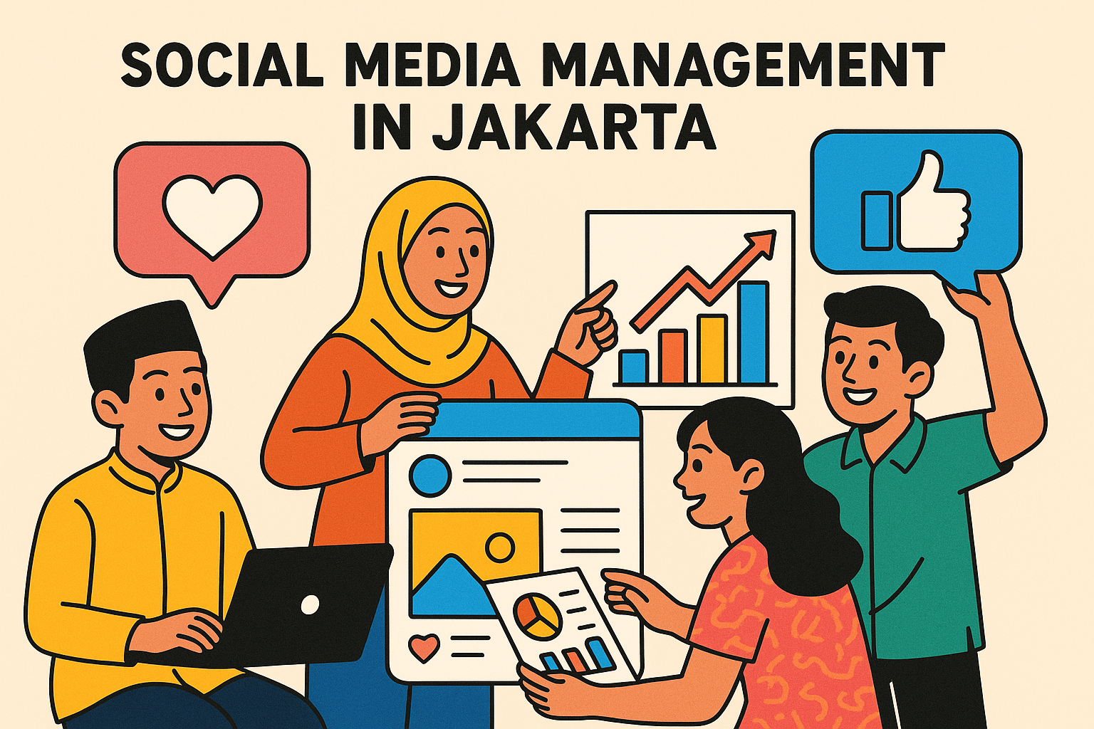 Jasa Sosial Media Manajemen Jakarta, Performa Naik