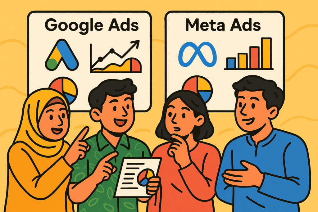 Perbedaan Google Ads dan Meta Ads: Panduan Efektif
